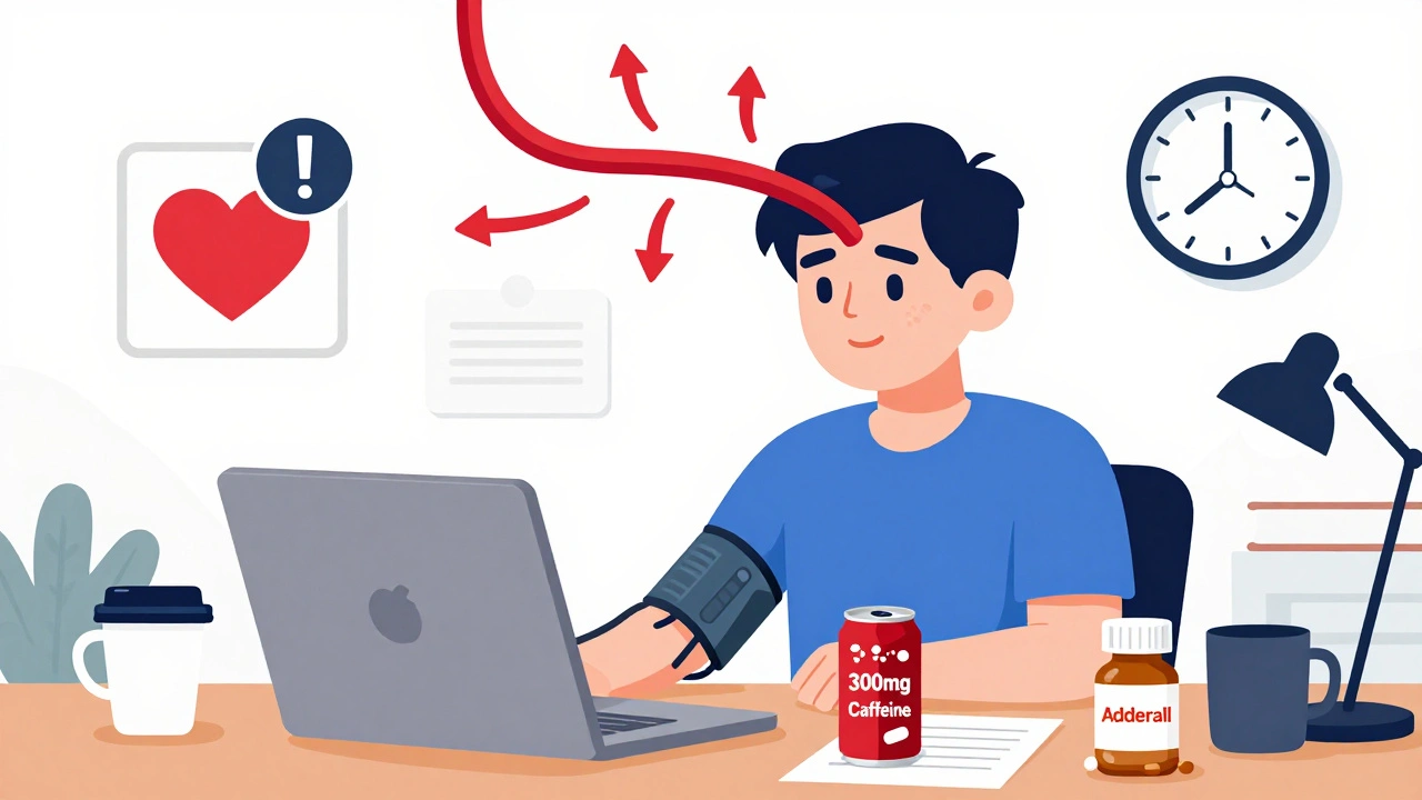 Energy Drinks and Stimulant Medications: How They Raise Blood Pressure and Heart Risks