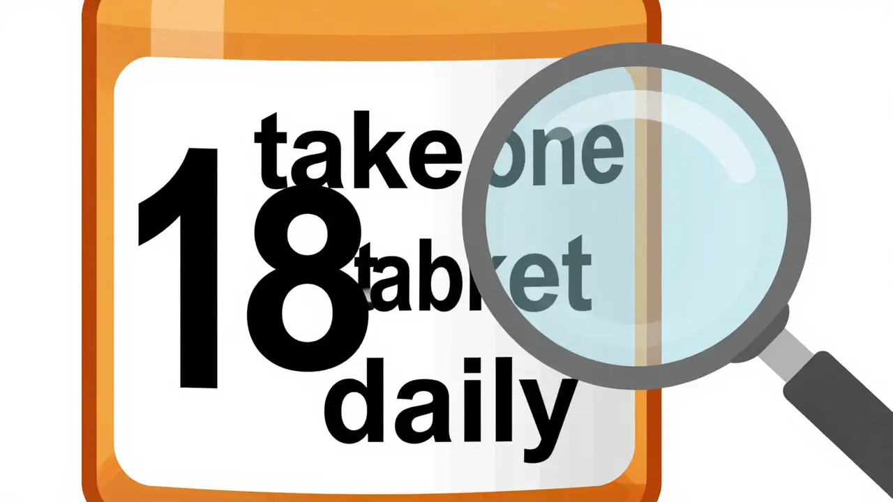 Large Print and Accessible Prescription Labels for Low Vision: What You Need to Know